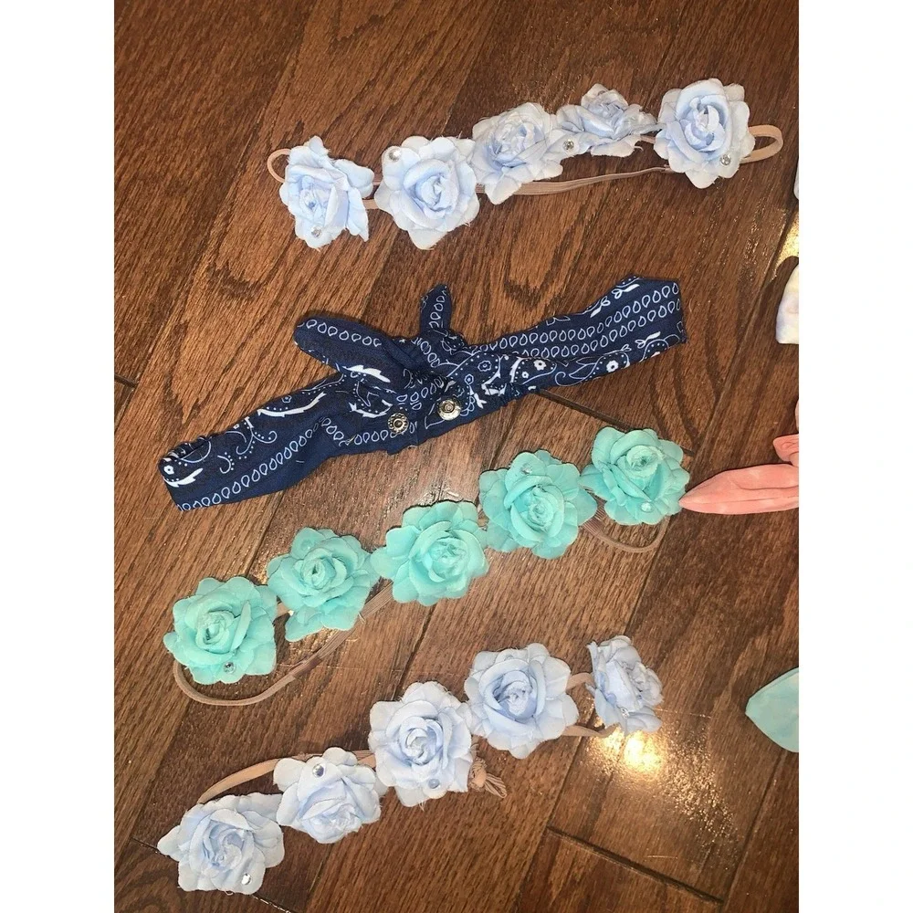 Justice Lot of 11 Girl's Accessories Head Bands And Scrunchies‎